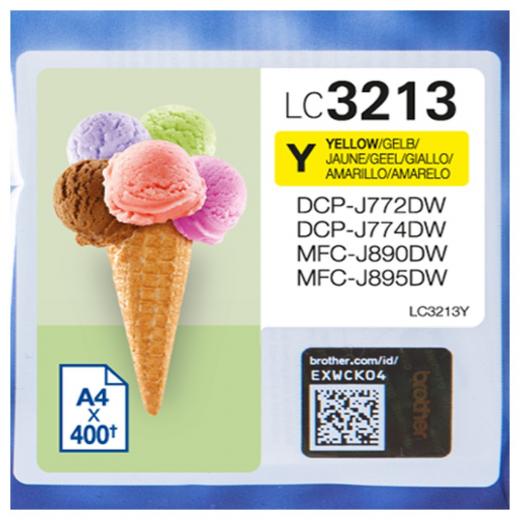TIN Brother LC3213Y yellow HC
