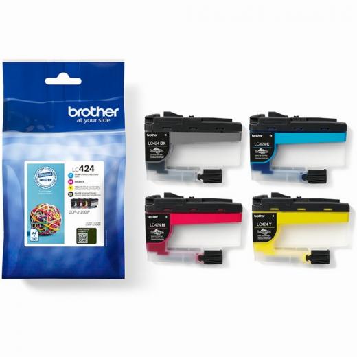 TIN Brother LC-424 - 4er-Pack - Black Cyan Magenta Yellow