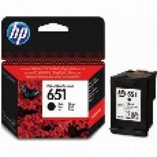 TIN HP 651 black (C2P10AE)