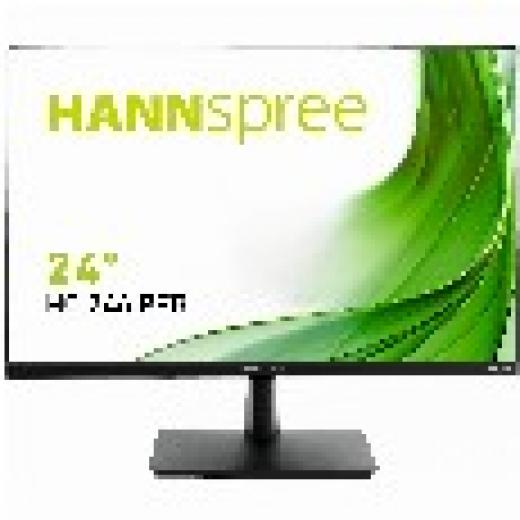 61cm/24 (1920x1200) Hannspree HC246PFB 16:10 5ms VGA HDMI DisplayPort VESA Tilt Speaker WUXGA Black