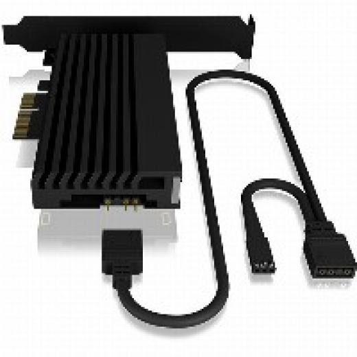 PCIe x4 auf M.2 ICY BOX IB-PCI224M2-ARGB