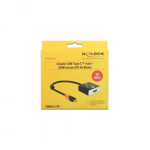 KAB Adapter USB-C > HDMI (ST-BU) 4K 60Hz DeLOCK Black