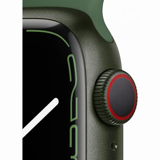 Apple Watch Series 7 Aluminium 41mm Cellular Grün (Sportarmband klee) *NEW*