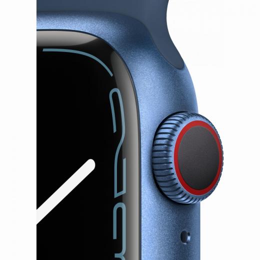 Apple Watch Series 7 Aluminium 41mm Cellular Blau (Sportarmband abyssblau) *NEW*