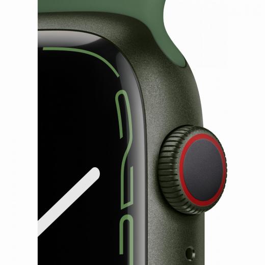 Apple Watch Series 7 Aluminium 45mm Cellular Grün (Sportarmband klee) *NEW*