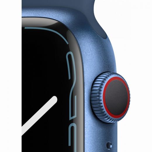 Apple Watch Series 7 Aluminium 45mm Cellular Blau (Sportarmband abyssblau) *NEW*