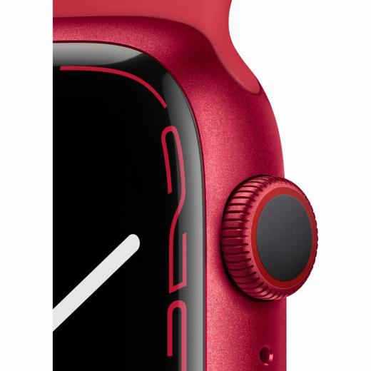 Apple Watch Series 7 Aluminium 45mm Cellular Rot (Sportarmband rot) *NEW*