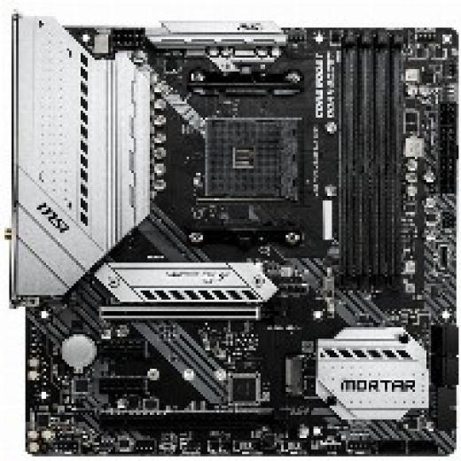 AM4 MSI B550M MORTAR WIFI mATX (M.2 Port, PCIe 3.0 x 4, NVMe PCI:2 PCIe:2 RAM:4)