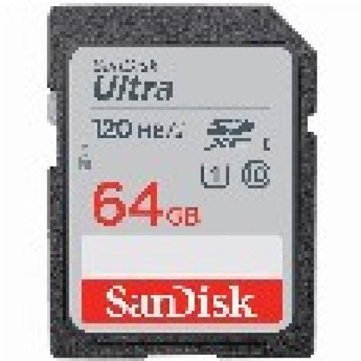 64GB SanDisk Ultra SDXC 120MB/s