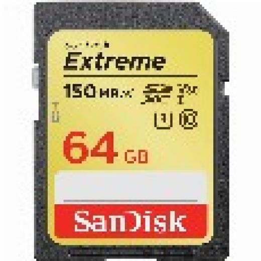 64GB SanDisk Extreme SDXC 150MB/s