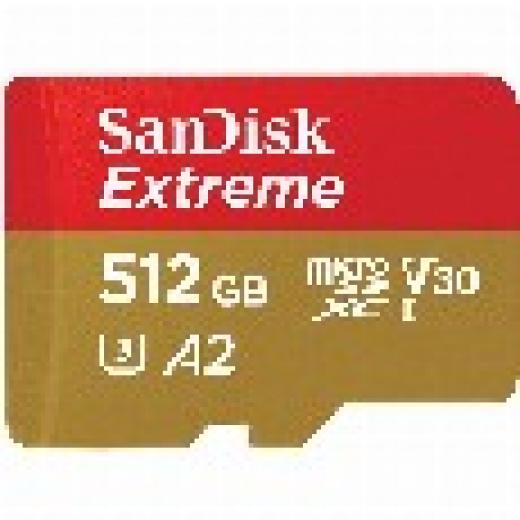 512GB SanDisk Extreme MicroSDXC 160MB/s +Adapter