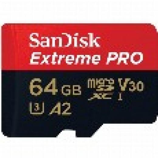 64GB SanDisk Extreme Pro MicroSDXC 170MB/s +Adapter