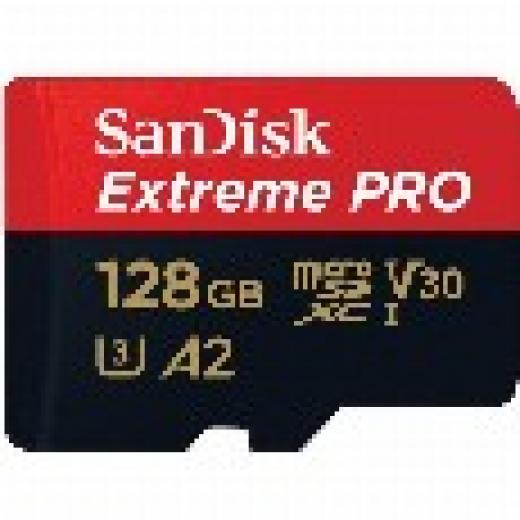 128GB SanDisk Extreme Pro MicroSDXC 170MB/s +Adapter