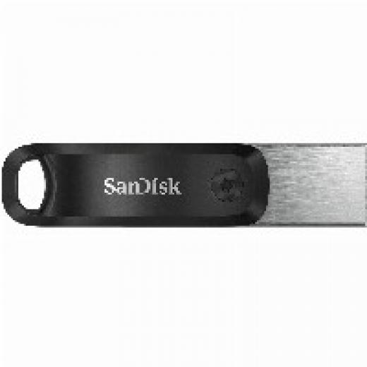 STICK 64GB USB 3.0 SanDisk iXpand Go Apple Lightning black/silver