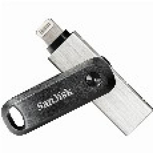 STICK 128GB USB 3.0 SanDisk iXpand Go Apple Lightning black/silver