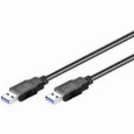 USB3 A-A (ST-ST) 0,5m Black