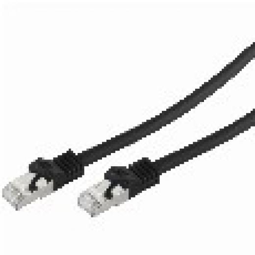 Patchk.CAT7/6a S/FTP 5m black RJ45 Halogenfrei (LSZH)