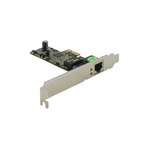 INTG 1Gb 1xRJ45 DeLock 89156 |Realtek PCIeX1 LP Vlan WoL