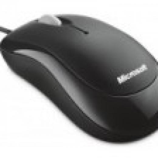 Microsoft Kabel Basic Optical Mouse black