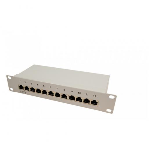 NWSZ Patchpanel 10 12P CAT6 LogiLink gr