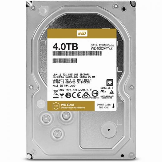 4TB WD WD4002FYYZ Gold Datacenter 7200RPM 128MB