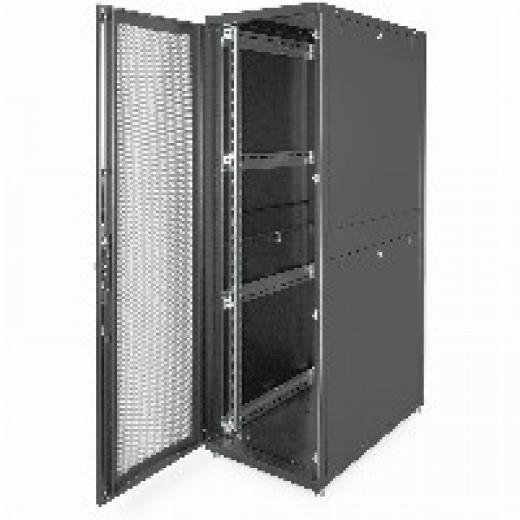 Serverschrank 19 42HE Digitus 1970x600x1000 mm, Farbe black (RAL 9005), perforierte Tür