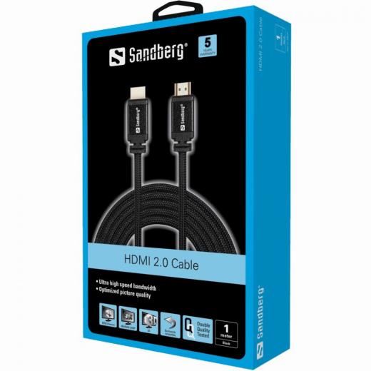 HDMI (ST-ST) Sandberg 1m 4K 60Hz Black