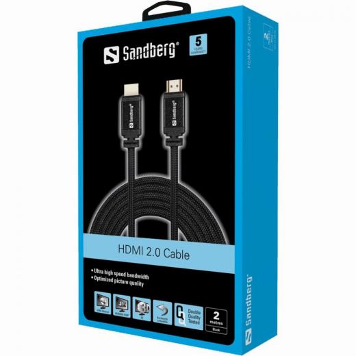 HDMI (ST-ST) Sandberg 2m 4K 60Hz Black