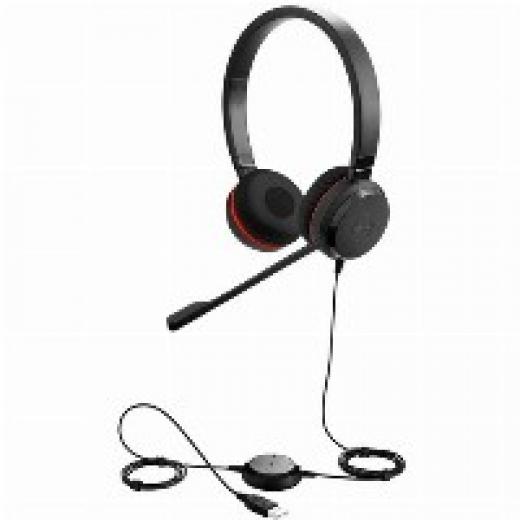 Jabra Evolve 20 Special Edition UC Duo USB - Kunstleder
