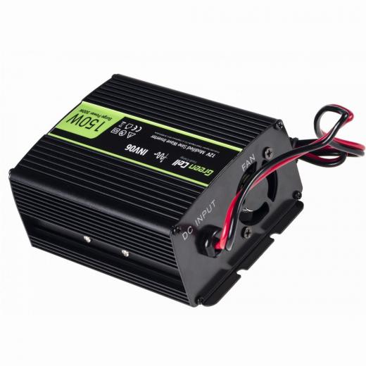 Green Cell KFZ Spannungswandler Power Inverter 12V > 230V 150/300W Black