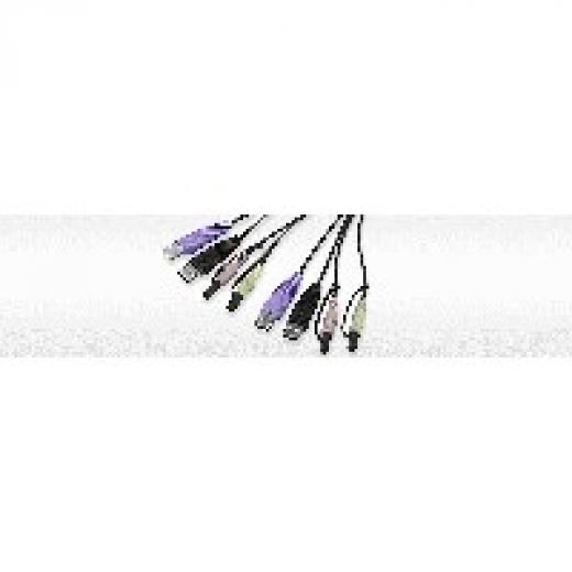 KVM Cable Switch 2-Port USB DVI KVM Switch with Audio ATEN