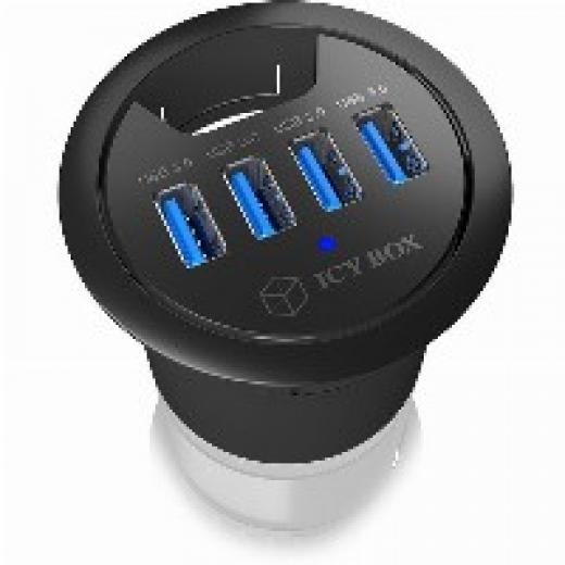 Tisch-Hub 4x USB 3.0 Type-A ICY BOX