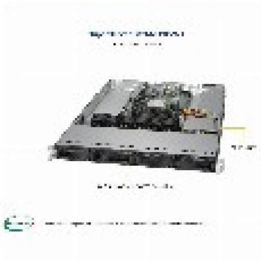 Barebone Server 1 U Single 3647 4 Hot-swap 3.5 600W Platinum SuperServer 5019P-WT