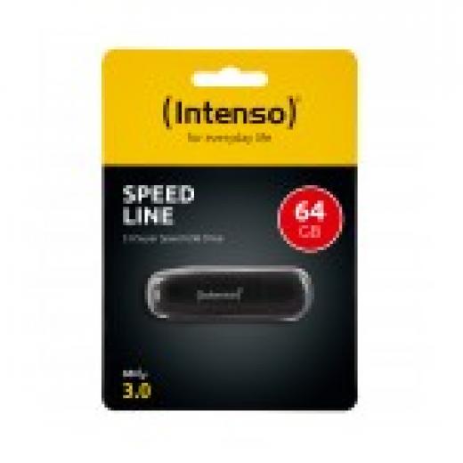 STICK 64GB USB 3.0 Intenso Speed Line Black