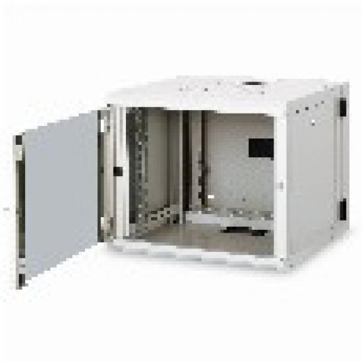 NWS Wandschrank 19 9HE Digitus, schwenkbar 509x600x600 mm, Farbe Grau (RAL 7035)