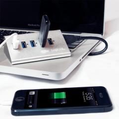 HUB 5Port LogiLink SuperSpeed 1x USB Power passiv Silver