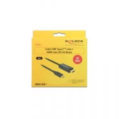 KAB USB-C > HDMI (ST-ST) 2m 4K 30Hz DeLOCK Black
