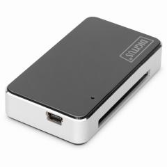 CardReader USB All-in-One Digitus Black Silver