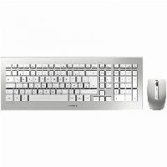 Cherry DW 8000 RF Wireless QWERTZ Deutsch Silber - white Tastatur