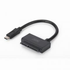 KAB Adapter USB-C > SATA 22 Pin (SATA III + Power) Digitus Black