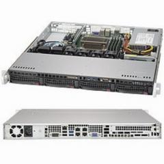 Barebone Server 1U Single 1151; 4 Hot-swap 3.5; 350W Platinum; SuperServer 5019S-MN4