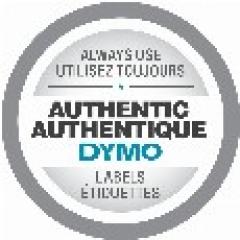 Dymo LabelWriter - D1 Etiketten Selbstklebend - 12 mm x 7 m - Schwarz auf Blau - (S0720560)