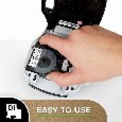 Dymo LabelWriter - D1 Etiketten Selbstklebend - 12 mm x 7 m - Schwarz auf Blau - (S0720560)