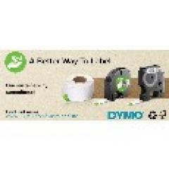 Dymo LabelWriter - D1 Etiketten Selbstklebend - 12 mm x 7 m - Schwarz auf Blau - (S0720560)
