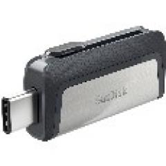 STICK 64GB USB 3.1 SanDisk Ultra Dual Drive Type-A/Type-C black/silver