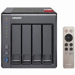 4-Bay QNAP TS-451+-2G Intel Celeron 2.0GHz Quad Core (up to 2.42GHz) Adapter
