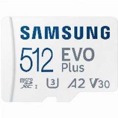 512GB Samsung EVO Plus MicroSDXC 130MB/s +Adapter