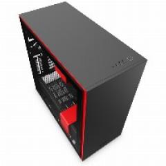 Midi NZXT H series H710 black/red