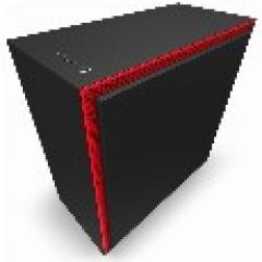 Midi NZXT H series H710 black/red