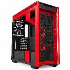 Midi NZXT H series H710 black/red